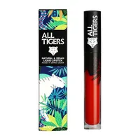 Ruj lichid mat, All Tigers, Call Me Queen 888, Roșu intens, ingrediente naturale