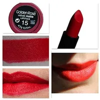 Ruj Velvet Matte Golden Rose Color 15, roșu intens