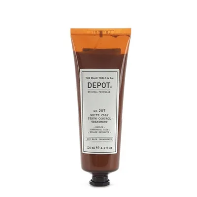 Șampon Depot 207 Tratament control sebum, argilă albă, 125ml