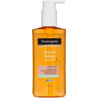 Gel de curățare față, Neutrogena, Clear and Defend, 200ml