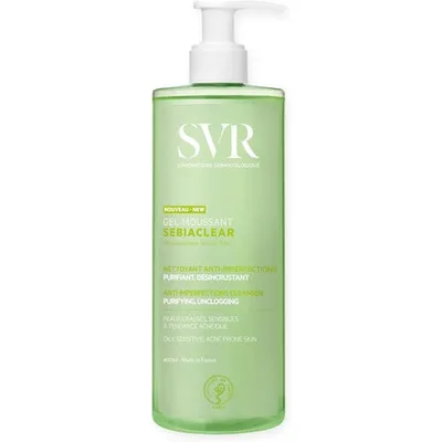 Gel de curățare față și corp, SVR Sebiaclear, piele grasă 400 ml