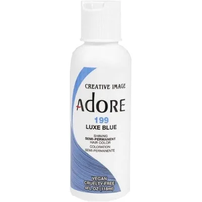 Vopsea păr, Adore, Luxe Blue, semi-permanent, 118ml