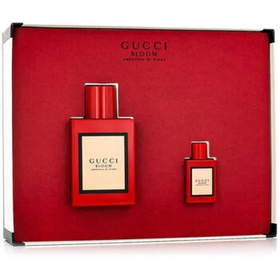Set Parfum Gucci Bloom Ambrosia Di Fiori, 50ml + 5ml, Pentru femei