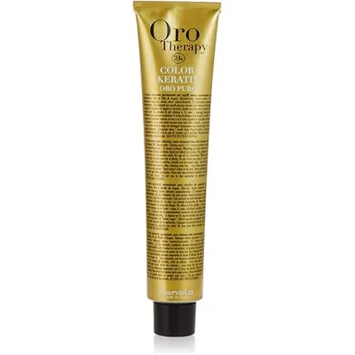 Vopsea de păr, Fanola Oro Therapy, Keratină 7.0, Blond Mediu