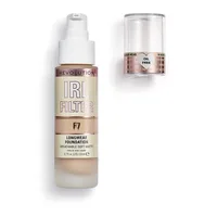 Fundație Makeup Revolution IRL Filter F7, acoperire medie spre completă, 23ml