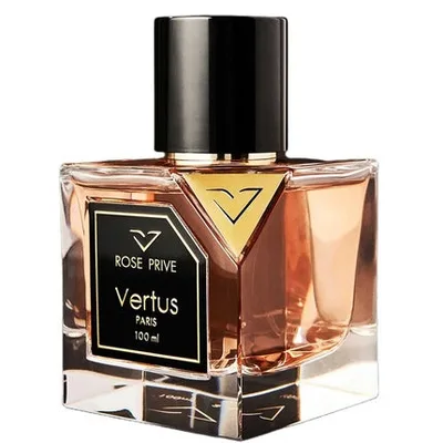Eau De Parfum, Vertus Paris, Rose Prive, 100 ml, sticlă transparentă, capac negru