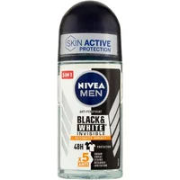 Deodorant roll-on, Nivea Men, Black&White Invisible, 10 g
