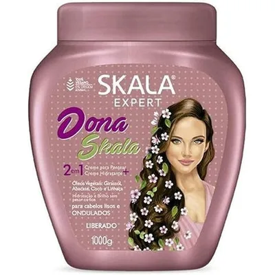 Masca de Păr Skala Dona 1000ml, roz, 2 în 1