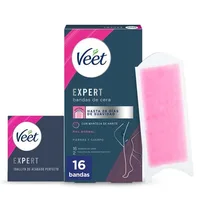 Benzi de ceară rece, Veet, cu unt de shea, 16 benzi