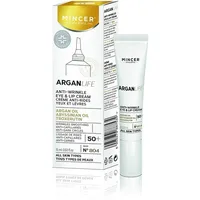 Cremă ochi și buze, Mincer, Argan Life, alb
