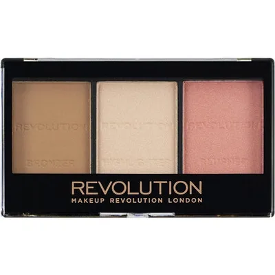 Set machiaj, Makeup Revolution, Ultra Sculpt and Contour Kit Fair C01, 11g