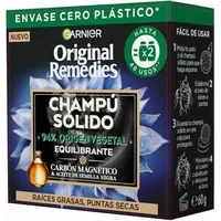 Șampon solid, Garnier, Original Remedies, cărbune magnetic, 60g