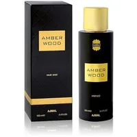 Spray de păr Ajmal Amber Wood, sticlă neagră cu capac auriu