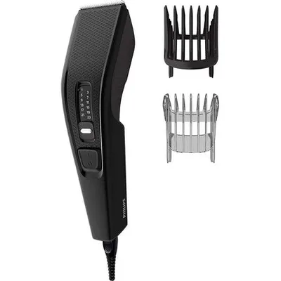 Mașină de tuns, Philips Series 3000, Negru