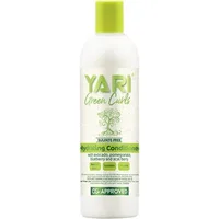 Condiționator fără clătire Yari Green Curls Ultra Hydrating Leave-in Conditioner, alb, capac verde