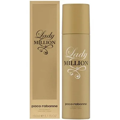 Deodorant spray Paco Rabanne Lady Million 150ml