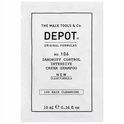 Șampon Depot No.106, Antidandruff, Provitamină B5, Clear Formula, 10 ml