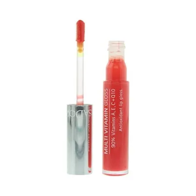Lip Gloss Isadora Multi Vitamin 37 Fruit Cocktail, Culoare portocalie, Capacitate 7 ml