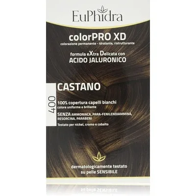Vopsea de Păr Euphidra Colorpro XD Acid Hialuronic 190g Castaniu