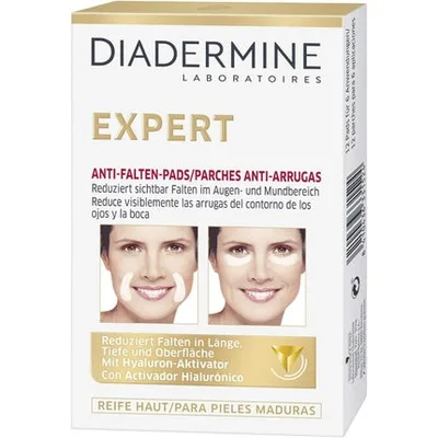 Pachete anti-rid Diadermine cu activator hialuronic, 12 buc