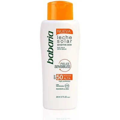 Lapte Solar, Babaria, SPF 50, Piele Sensibilă 200ml