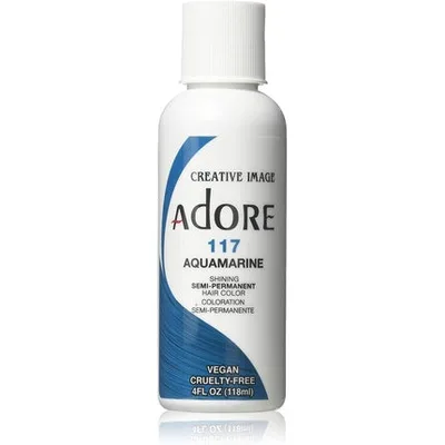 Vopsea de păr, Adore, Aquamarine, 118 ml, Albastru
