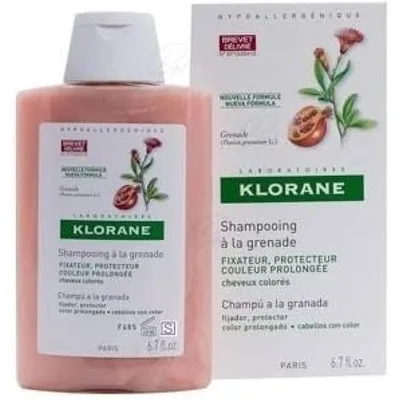 Șampon păr colorat, Klorane, rodie, 400ml