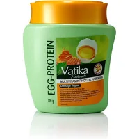 Masca de par, Vatika Naturals, Egg-Protein, verde-portocaliu