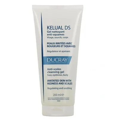 Gel spumant Ducray Kelual DS, 200 ml