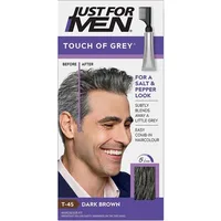 Vopsea păr, Just For Men, T45 Touch Of Grey, castaniu închis