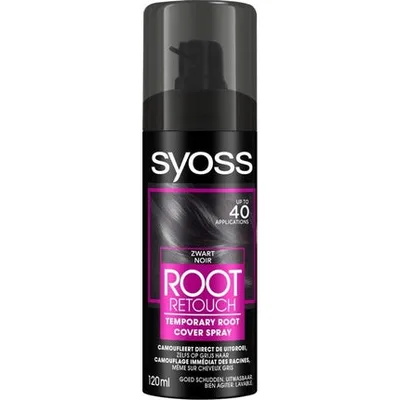 Spray pentru retușare a rădăcinilor, Syoss, 120ml, negru