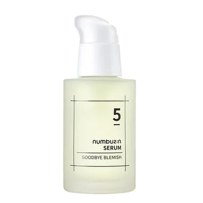 Serum facial Numbuzin No.5 Goodbye Blemish, 50ml, sticlă mată cu pompă albă