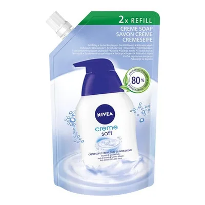 Săpun lichid, Nivea, Creme Soft, alb, 500ml
