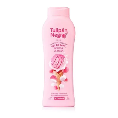 Gel de duș Tulipan Negro căpșuni 650ml roz