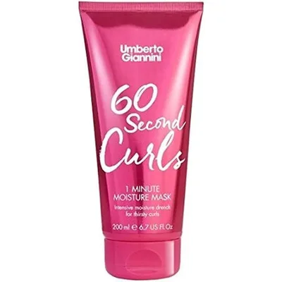 Mască păr, Umberto Giannini, 60 Second Curls, 200ml, roz