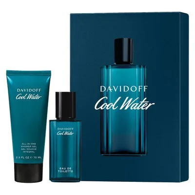 Set Cadou Parfum Davidoff Cool Water Eau de Toilette 100 ml + Gel de Duș 75 ml