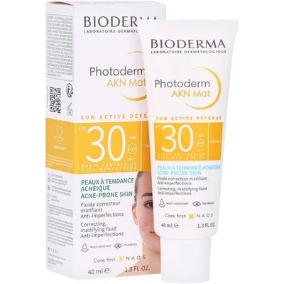Fluid matifiant, Bioderma, Photoderm AKN Mat SPF30, 40ml