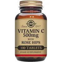 Vitamine, Solgar, Vitamin C 500mg cu Măceșe