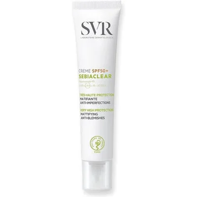 Cremă Față, Svr, SEBIACLEAR SPF50+, Alb