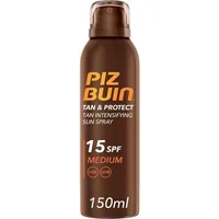 Spray solar, Piz Buin, Tan and Protect, SPF 15, maroniu