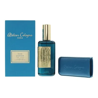 Parfum Atelier Cologne Oud Saphir, Eau De Parfum, 30ml, sticlă albastră cu capac auriu