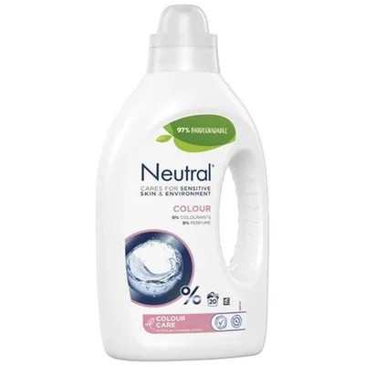 Detergent lichid Neutral pentru rufe colorate - 1.93 L, Alb, Design Ergonomic