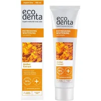 Pasta de dinți, Ecodenta, Amber Whitening, fără fluor