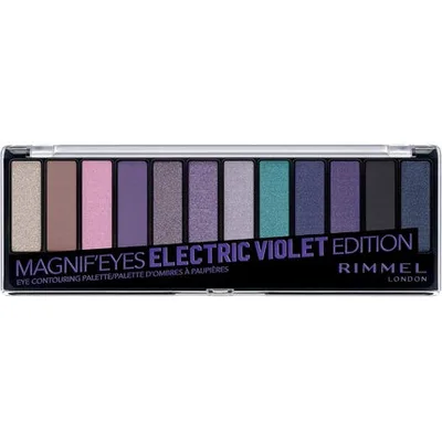 Paletă Fard de Ochi, Rimmel, Magnif'Eyes Electric Violet