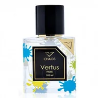 Parfum Vertus Chaos, 100 ml, sticlă transparentă cu elemente colorate