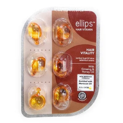 Vitamine pentru păr Ellips Moroccan Oil, folie 6 capsule