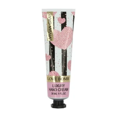 Cremă de mâini, Vivian Gray, Love Bomb, 30 ml, roz