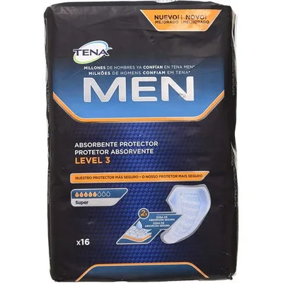 Absorbante barbati, Tena, Men Level 3, alb