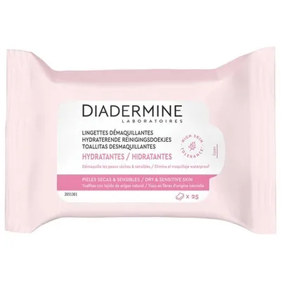 Servetele Demachiante, Diadermine, 25 buc, Fibre de Origine Naturala
