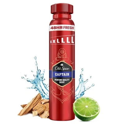 Old Spice Deodorant Spray Captain, 250ml, roșu